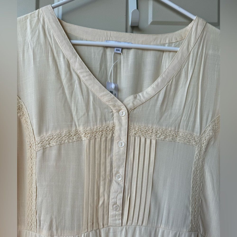 Baltic Born Cream Midi Dress - Picture 5 of 13